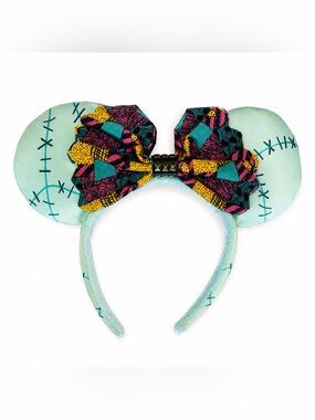 Disney Parks Sally Nightmare Before Christmas Minnie Mouse Ears Headband Bow